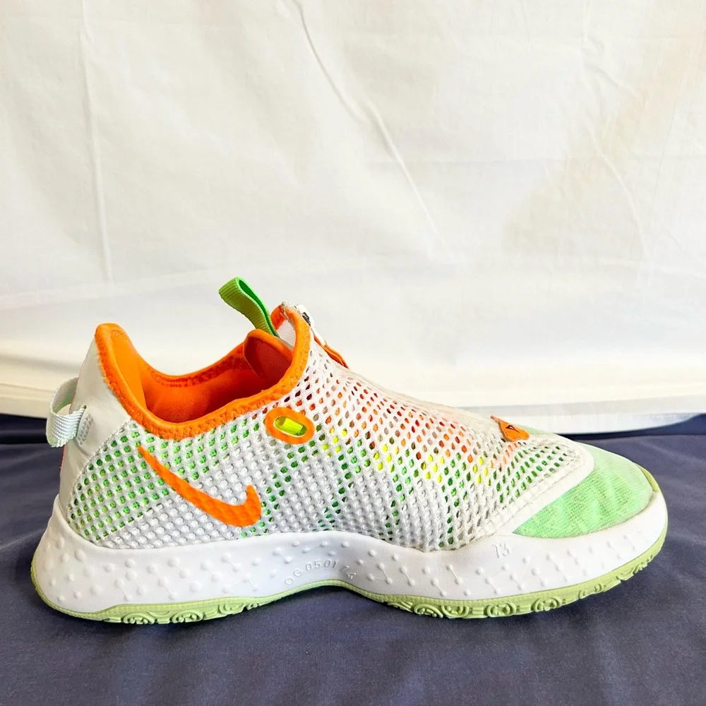 Nike PG 4 White Gatorade size 9.5 MEN’S BASKETBALL SHOES - Picture 5 of 8